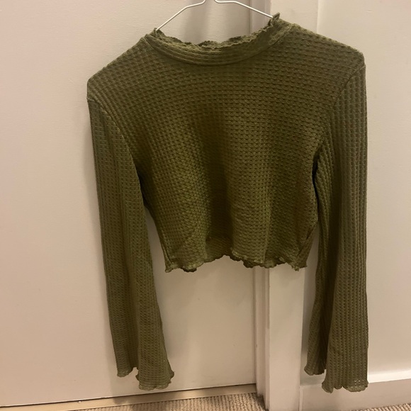 Cropped mock tee - Picture 2 of 2